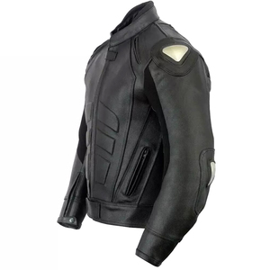 Chaquetas de Motociclista de Cuero para Hombre y Mujer, Resistentes al Viento, para Invierno, Manga Larga, para Carreras, Motociclismo al Aire Libre - Product Image 6