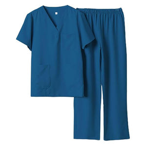 Uniformes Médicos Unisex con Cuello en V de Spandex para Hospital y Enfermería, Conjunto de Uniforme Médico para Mujer, Conjuntos de Uniformes de Enfermera Personalizados al por Mayor - Product Image 4