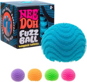 Nouvelle balle sensorielle Schylling NeeDoh Fuzz - Jouet sensoriel à texture velours et douce, effet nuage compressible - Product Image 1