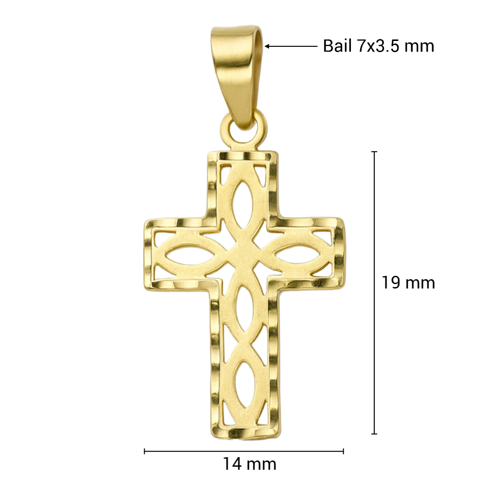 เยลโลว์โกลด์ 19x14มม