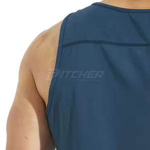 Débardeur de sport pour homme 100% coton tricoté grande taille léger streetwear design personnalisé fabriqué au Pakistan - Product Image 4