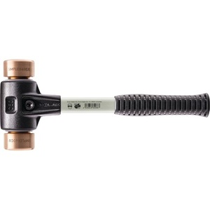 SIMPLEX Soft-Faced <b>Hammer</b> with Hard Fiberglass Head 300mm Length 30mm Diameter Fitted with Copper Sleeve by HALDER for Gardening - Product Image 1