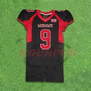 Uniforme de football américain 7v7 Maillot de football américain rembourré de qualité supérieure avec pantalon de qualité supérieure du fournisseur en gros - Product Image 2