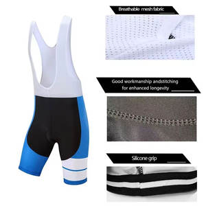 Conjuntos de Maillots y Pantalones Cortos de Ciclismo Ligeros, Transpirables y Elásticos en Cuatro Direcciones para Unisex, Conjuntos de Ciclismo Personalizados - Product Image 5