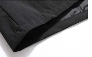 Chaqueta con capucha de trabajo a prueba de viento con cremallera completa acolchada estilo callejero cortavientos casuales de otoño resistentes al agua con logotipo frontal - Product Image 5