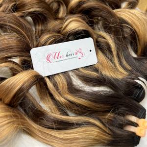 เครื่องต่อผมมนุษย์บริสุทธิ์จากเวียดนามผมเป็นลอนผมเป็นลอน - Product Image 2