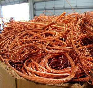 Chatarra de Cobre de Primera Calidad, 99.9% de Pureza, Cable de Cobre Industrial, 20 kg, Rojo/Amarillo, 99.99% Sin Aleación - Product Image 1