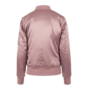 Nouveau Style femmes Satin veste respirant Floral Satin Bomber veste personnalisée rue porte femmes Satin Varsity veste - Product Image 3