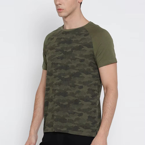 Camiseta de gimnasio para hombre superventas alta calidad cómoda transpirable 100% algodón nuevo estilo con mangas raglán - Product Image 5