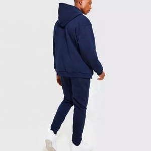 Chándal de invierno Retro Unisex, ropa deportiva con capucha romana y cremallera, logotipo personalizado - Product Image 4