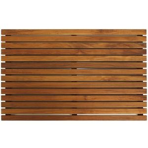 Tapis de sol en teck pour salle de bain, fabriqué en Indonésie - Product Image 2