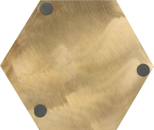 Vente en gros de jardinière décorative hexagonale en métal doré pour restaurant, maison, mariage à bas prix - Product Image 3