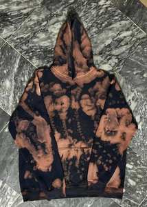 New Style Winter Men's 100% Cotton <b>Oversized</b> <b>Fleece</b> <b>hoodies</b> Solid Color Casual Streetwear Customizable Faded Design - Product Image 2