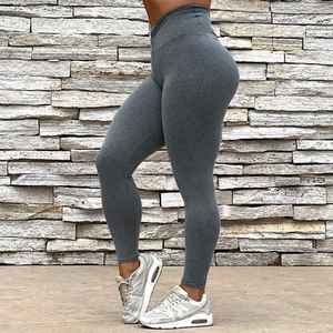 กางเกงโยคะเอวสูงไร้รอยต่อสำหรับผู้หญิงกางเกงออกกำลังกายขายาวระบายอากาศได้ดี - Product Image 4