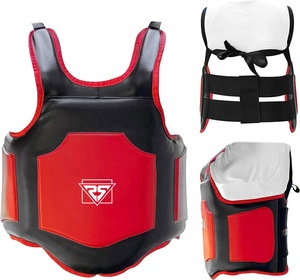 Nouvelle vente Arts martiaux poitrine garde solide réversible corps protecteur boxe poitrine garde à vendre - Product Image 3