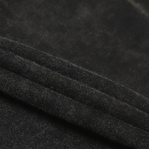 T-shirts délavés à l'acide à la mode pour hommes, look tendance, vêtements décontractés, surdimensionnés, entièrement patchés - Product Image 5