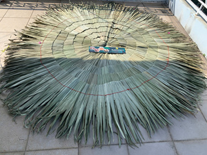 Paneles de techo de paja cuadrados de estilo tradicional hechos a mano Durable 99gd de Vietnam para hoteles y templos-Caryln 0084935825297 - Product Image 3