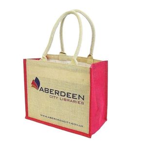 Sacs à provisions en jute naturel réutilisables de haute qualité Utilisation quotidienne écologique Embrassant des sacs en jute de haute qualité éco-mode - Product Image 3