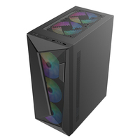 Caja de ordenador de nuevo diseño OEM al por mayor, caja de ordenador de Torre media Micro ATX, caja de ordenador para juegos, caja de ordenador