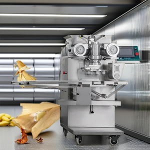 Máy làm bánh tamale tự động công suất cao, máy sản xuất đa chức năng, thiết bị nhồi nhân và bọc vỏ, máy làm bánh cuốn - Product Image 1