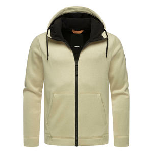 OEM Ropa de mujer de peso pesado Color bloqueado cremallera sudaderas con capucha para las mujeres de algodón poliéster hecho mujeres Zip up sudaderas con capucha - Product Image 5