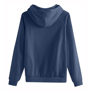 Survêtement pour femme avec poche kangourou, survêtement décontracté à manches longues, sweat-shirt sans fermeture éclair, fabriqué au Pakistan - Product Image 3
