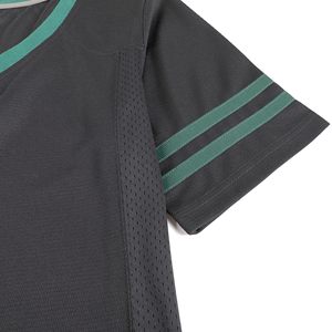 2025, diseño personalizado, cuello en V, tela de malla, ropa de fútbol, camiseta transpirable que absorbe el sudor, camiseta de malla de fútbol americano para hombres - Product Image 5