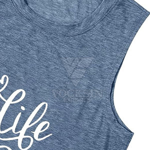 Camiseta sin Mangas Moderna para Mujer, con Estampado, Transpirable, para Actividades al Aire Libre - Product Image 6