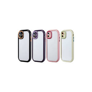 Funda Trasera de Silicona con Borde Colorido Netzy para iPhone 11 12promax XR con Protección de Cámara, Accesorio para Teléfono Móvil al por Mayor - Product Image 2