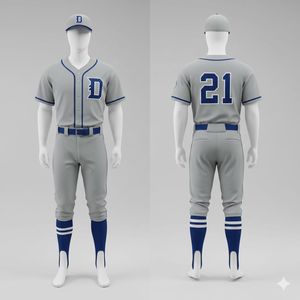Tenues de baseball personnalisées légères, respirantes, imprimées et à séchage rapide, 100 % polyester, pour les équipes et les clubs - Product Image 2