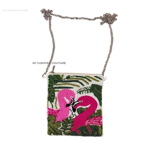 Bolsa de Club móvil con cuentas de semillas Bolsa de viaje de moda de diseño único con cierre de cremallera para teléfono y uso - Product Image 2