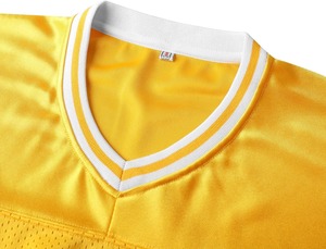 Camiseta de Práctica de Fútbol Americano XL Personalizada, Transpirable, de Malla de Poliéster, con Logotipo Bordado, Absorbe la Humedad, Manga Corta, Ropa de Equipo - Product Image 4