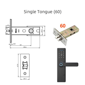 Serrure de porte intelligente avec poignée à empreintes digitales, mot de passe numérique électronique, étanche, carte RFID, Smartsteps - Product Image 4