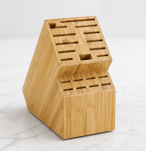 Portacuchillos de Bambú Ecológico de Lujo de Alta Gama, Capacidad para 7 Cuchillos de Cocina, Estilo Moderno Minimalista, Resistente y Duradero - Product Image 4