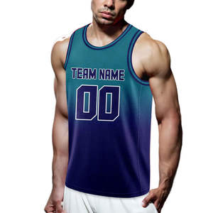 เสื้อบาสเก็ตบอลเสื้อบาสเก็ตบอลไม่มีลายปักโลโก้ออกแบบได้ตามต้องการ - Product Image 1