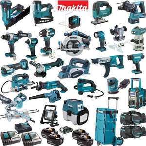 พร้อมจัดส่งสำหรับชุดเครื่องมือไฟฟ้า MAKITAS MAKKIT30 แบตเตอรี่ลิเธียม 4-18V-5AH จำนวน 34 ชิ้น - Product Image 1