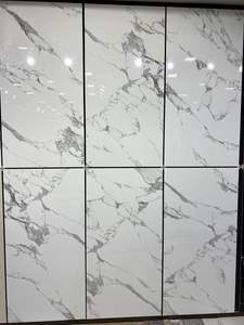 กระเบื้องปูพื้นและผนังพอร์ซเลนเคลือบเงา Statuario Glossy GVT PGVT ขนาด 600x1200 มม. 60x120 ซม. ผลิตในอินเดีย คุณภาพพรีเมียม - Product Image 2