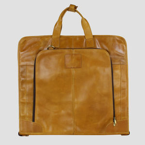 Porte-costume en cuir, sac de voyage pour vêtements, housse suspendue, fermeture éclair, imperméable, léger, cadeau personnalisé pour lui, demoiselles d'honneur, mariage - Product Image 2