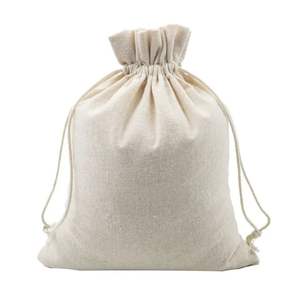 Sacs à cordon en coton 100% naturel et écologique, réutilisables, pour le stockage en vrac, l'emballage cadeau, l'organisation de voyage, le bricolage, les mariages, les expositions - Product Image 2