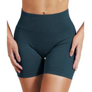 Shorts Deportivos de Verano Coloridos de Nuevo Diseño, Buena Elasticidad, Cintura Alta, para Mujer, para Gimnasio, Fitness, Yoga - Product Image 1
