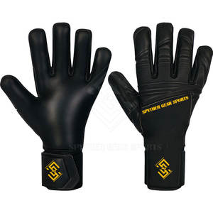 Gants de gardien de but en latex de haute qualité, vente en gros d'usine, couleur personnalisée, fermeture à scratch antidérapante, confortables - Product Image 1