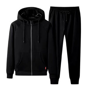 Survêtement pour hommes prix de gros pas cher survêtements de sport pour hommes personnalisé blanc Slim Fit 100% coton survêtement pour hommes - Product Image 1