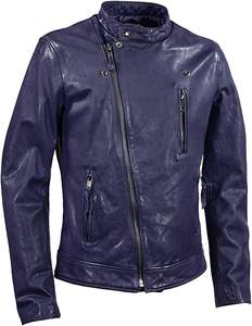 Chaqueta de Cuero Genuino de Piel de Vaca con Cuello Alto Estilo Motero, Cortavientos Cálido para Otoño, Tallas Grandes, Estilo Deportivo para Hombre, Nueva Condición, Venta al por Mayor - Product Image 2