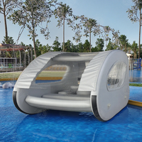 Bateau électrique gonflable conçu avec du PVC résistant, des sièges amovibles et un stockage plus frais
