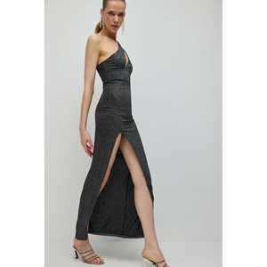 Vestido Largo con Hilos Metálicos - Product Image 6