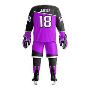 Uniforme de hockey sobre hielo para hombre de calidad superior, tela suave, logotipo personalizado/Color, superventas, nuevo diseño, técnica de diamantes de imitación asequible - Product Image 3