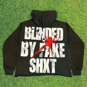 Speedy Industry Men's Hoodie 100% Cotton Custom Heavyweight <b>Thermal</b> <b>Fleece</b> High Quality Solid Digital Printing Winter 2 Pcs - Product Image 2