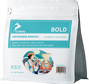 Buen precio y granos de café tostados Robusta vietnamitas de alta calidad envasados en 250gr - Product Image 2