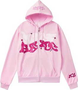 Sudadera con Capucha de Moda Otoño Invierno, Bolsillo Grande, 380g, Gruesa, Holgada, con Capucha, Estampado, para Todo Tipo de Temperamento - Product Image 1