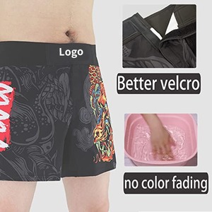 กางเกงชกมวย MMA แบบสั่งทำพิเศษจากปากีสถาน กางเกงมวยไทย ปรับแต่งได้ - Product Image 5